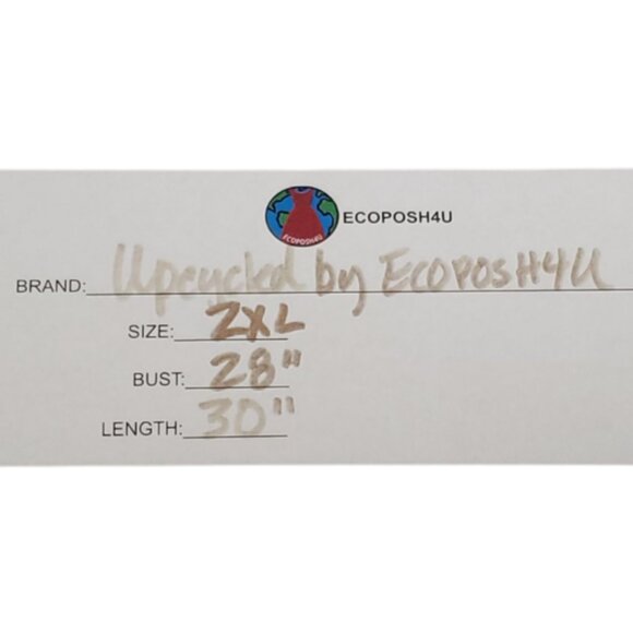 Upcycled Distressed Flannel with "Ren & Stimpy" Embroidered Patch 2XL - Picture 9 of 9